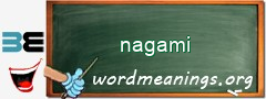 WordMeaning blackboard for nagami